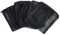 SLSON 12 Pcs Aquarium Filter Bag Nylon Media Mesh Bags Reusable Net Bags with Plastic Zipper for Fish Tank Bio Balls, Pelletized Carbon, Ammonia Remover and Ceramic Rings,Black