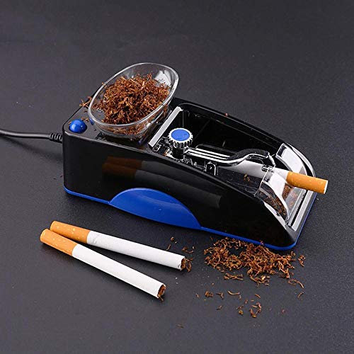RNTCLAWCT Electric Cigarette Tobacco Rolling Automatic Roller Maker Mini Machine, Men's Father's Best Present