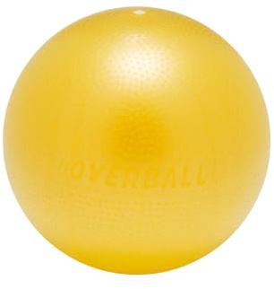 GYMNIC Softgym Over inflatable soft ball Ø 23 cm yellow for Pilates, yoga and gentle gymnastics, ideal for toning and relaxation exercises
