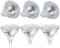 DiCUNO GU5.3 LED Lampen 5W, 12V MR16 Reflektor, Ersetzt 50W Halogen Spots, 4000K Neutralweiß, 500lm, 120°Abstrahlwinkel, LED Leuchtmittel, AC/DC, Flimmerfrei, Nicht dimmbar, 6er Pack