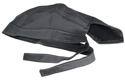 RIVERWELD Casquette de soudage style pirate en tissu ignifugé (Couleur grise) pour soudeurs - Compatible avec masque de soudage - Équipement de sécurité pour protection de la tête