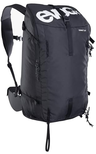EVOC Zaino da trekking SUMMIT 30 (con sistema di trasporto ergonomico, zaino da trekking di alta qualità con scomparti pratici, volume 30 l), nero