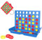 JAWUZ Pup Go 4 Gewinnt Mini Spiel Tragbar und EIN Tic Tac Toe - Vier Gewinnt Reisespiel Faltbar - Klassisches Strategiespiel aus Umweltfreundlichem Material - 4 in Einer Reihe für Kinder