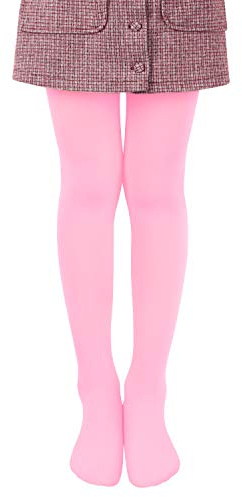 L&K-II Flickor balettstrumpbyxor dansstrumpbyxor med fot 80 DEN ogenomskinliga mikrofiber storlek 86–152 färgad 27251