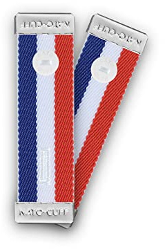 Nato Cuff - Stoppa rullade långärmade skjortor - Dra upp dem med elegans - Elastiska halkskyddshållare (Paris)