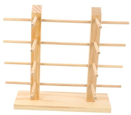 ANDRESLAD Présentoir À Lunettes En Bois Robuste Support Rectangulaire Pour Lunettes De Soleil Capacité De 8 Paires Pour La Maison Le Bureau Et Les Études
