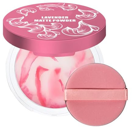 Polvo Control de Brillo - Polvo Compacto Mate | Base De Maquillaje Y Corrector Impermeable Ligero De Cobertura Total Para Uso Diario En Mujeres Con Piel Grasa Y Contorno De Ojos