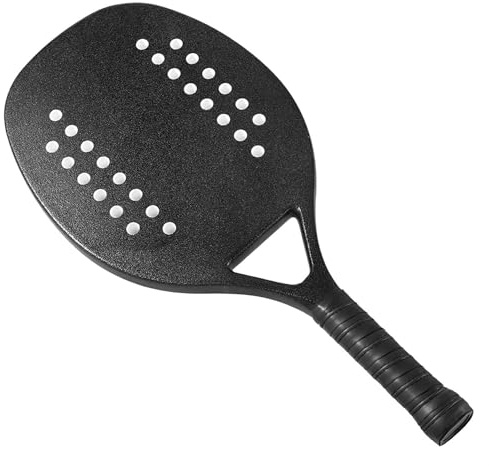 OZPPM Racchetta da Beach Tennis, Superficie Professionale in Fibra di Carbonio, Nucleo in Memory Foam Eva, Racchetta da Beach Tennis con Borsa for Il Trasporto,Attrezzatura for Sport da Spiaggia