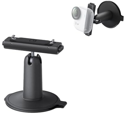 ZLiT Kulhuvudfäste för Insta360 GO ultrakamera 360 graders justerbar snabbfrigörande magnetisk kulmonteringsadapter (svart)