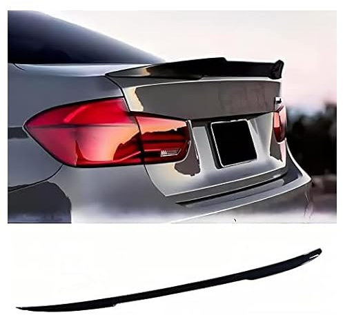 APOINBV Alerón Trasero Coche, para BMW 3er 318i F30 330i F30 330e F30 318d F31 320d F31 328i F31 Maletero Spoiler Tuning Performance Deportiva Estética Aerodinámica Fibra Carbono Look,A Sedans