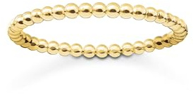 THOMAS SABO Ring 750 Gelbgold Vergoldung, 925 Sterlingsilber