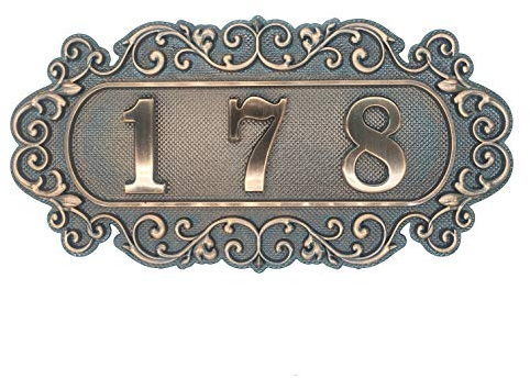 Door Number Plate, Apartment Door Number Sign, House Address Room Number Plaques with 14 Numbers