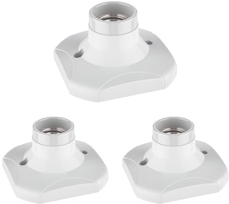 ledscom.de 3 lampade da soffitto/portalampada ELEKTRA, bianco, 1x E27 max. 60W