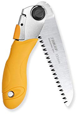 Toolux Small Folding Saw,5 Inch Pruning Saw,7TPI/Teeth Camping Saw