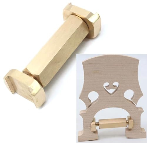 TUOREN Cello Bridge Foot Support Metal Cello Maple Bridge Brace Foot Support Holder Making Repair Tools Accessory