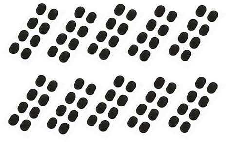 SEWOART 10 Pezzi Naselli in Spugna Per Autoadesivi Resistenti Naselli Antiscivolo Sole