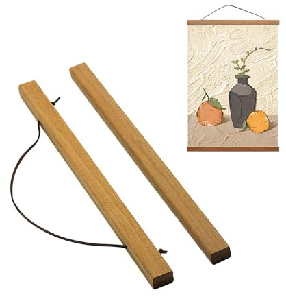 1 Pièce Porte-Photo Suspendu, Rouleau De Suspension Magnétique, Porte-Affiche, Cadre D'Affiche Décoratif, Rouleau De Suspension Magnétique Pour Toile, Affiche, Photo, Photo Suspendue