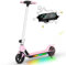 E-RIDES E Scooter für Kinder,Elektroscooter 130W Motor, 24V 2.5Ah Akku, (Rosa)