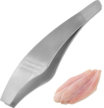 Pinzas Pescado Espinas, Quitador Espinas Pescado, Pinza para Pescados, Alicates para Eliminar Espina, Pinzas de Cocina de Acero Inoxidablepara Quitarespinasde Salmón y Pescados