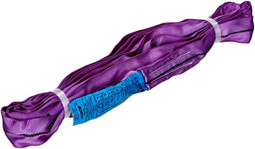PETEX WLL - Eslinga redonda, capacidad de carga: 1000 kg, longitud 2 m, circunferencia 4 m, según DIN EN 1492-2, color morado