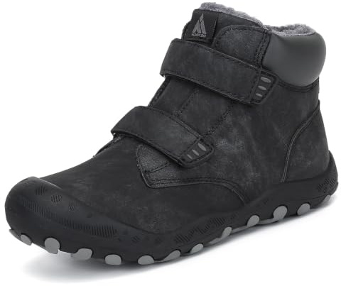 Mishansha Bottes Neige Enfant Hiver Chaudes Fourrées 24-48 EU | Bottine, Fille, Garçon, Randonnée, Antidérapante, Pour l’école, Sorties en Extérieur