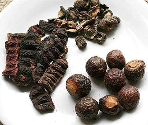 Will and Weaves Dry Whole Amla Reetha Shikakai Soapnut Gooseberry Acacia Concinna (250 gm Each)