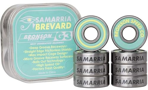 Bronson Speed Co. Samarria Brevard Pro G3 Bearings (Pack of 8)