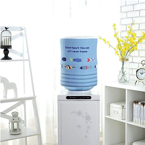 Highdi Dispensador De Agua Cubiertas De Barril Cubierta para Enfriador De Agua Dispensador Protector De Agua Reutilizable Cubierta De Cubo (Pez)