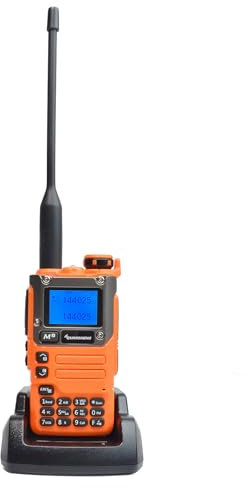 QUANSHENG UV K5(8) Ham Radio Long Range 5W UV-K6 Handheld Dual Band Walkie Talkie for Adults Rechargeable Portable Two Way Radio AM/FM/DTMF, VOX, Replication Frequency (UV-K6)