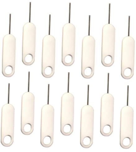Cabilock 20 Pezzi Strumenti Rimozione Sim in Metallo Pin per Espulsione Schede Telefoniche Accessori Pratici per Tutti i Modelli di Smartphone e Tablet