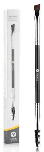 KINGMAS Augenbrauen Pinsel, Multifunktion Make-up Tools, Doppel-Bürste Wimperntusche Bürste und Augenbrauen Kamm