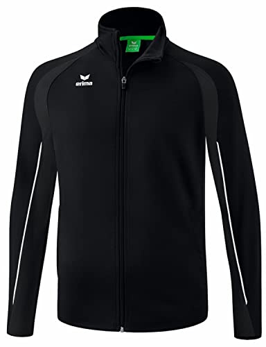 Erima Liga Star Polyester Veste de survêtement, Noir/Blanc, XL Mixte