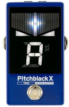Korg Pitchblack X Serie – PB-X Chromatisches Pedal Stimmgerät – Blau