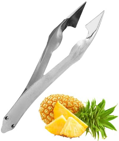 Éplucheur D'ananas En Acier Inoxydable, Coupe-noyau D'ananas Peeler, Pince À Éplucher L'ananas, Couteau Ananas De Eye Remover