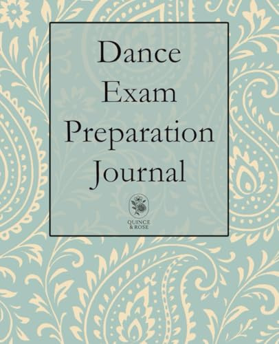 Dance Exam Preparation Journal Paisley: Plan, prepare, and shine on exam day