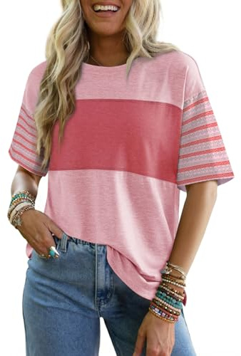 Dokotoo Valentines Outfits Shirts Summer Tops for Women Trendy Fashion Tops