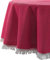 BEAUTEX Wetterfeste Garten Balkon Terrasse Camping Weichschaum Tischdecke, Größe + Farbe wählbar (eckig 130x180 cm, Rot)