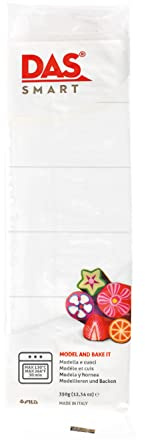 Fila DAS SMART ugnshärdande modelleringsmassa, PVC-bas, vit, 16 x 5,8 x 3,5 cm
