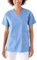 CLINIC DRESS Schlupfkasack Kasack Damen für Krankenpflege und Altenpflege 50% Baumwolle 95 Grad Wäsche himmelblau M