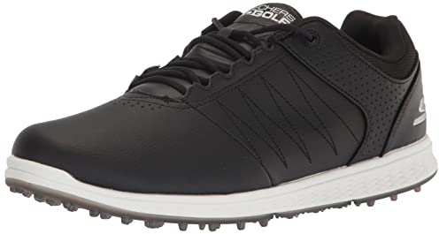 Skechers Men's Pivot Spikeless Golf Shoe, Black, 10