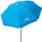 Strandschirm, Ø200 cm, blau, mit UV-Schutzfilter 50, Stock Ø28-32 mm, inkl. Tragetasche, Faltbarer Strandschirm, Aktive Beach