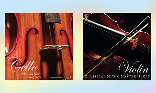 2 Vinili di Musica Classica: Cello e Violin – Classical Music Masterpieces – Brahms, Chopin, Debussy, Schubert