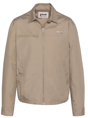 Schott NYC Homme Cadams Jacket, LT.BEIGE, S EU
