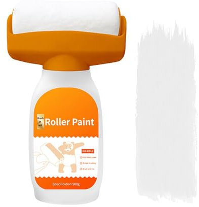 Pittura Rullo Per Riparazione Pareti, 500g Rullo Per Riparazione Muro, Pittura Rullo Per Riparazione Parete, Spazzola Rullo Per Riparazione Pareti Per Macchie, Crepe, Graffiti, Graffi
