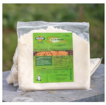 BeeStrong Candy Fertig Futterteig (1 KG) für Starke gesunde Brut im Bienenstock Bienen Imker Imkerei