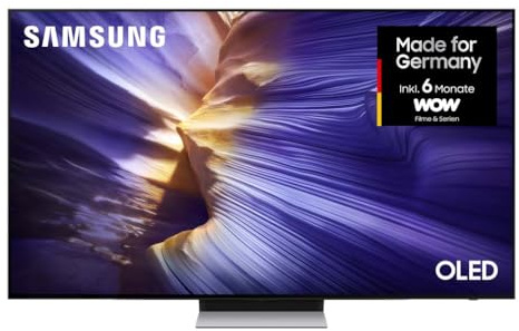 Samsung OLED 4K S90F 48 Zoll (121 cm), UHD Fernseher, NQ4 AI Gen3 Prozessor, OLED HDR, 4K Upscaling Pro, Dolby Atmos, Gaming Hub, Motion Xcelerator 144Hz, Samsung Vision AI Smart TV