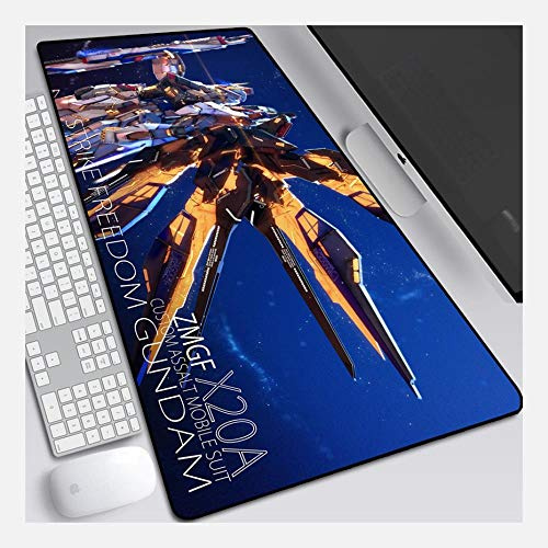 IGIRC Mauspad Gundam 900X400mm Mauspad, Perfekte Präzision und Geschwindigkeit Gaming-Mauspad mit 3 mm starker Unterseite, für Notebooks, PC, H