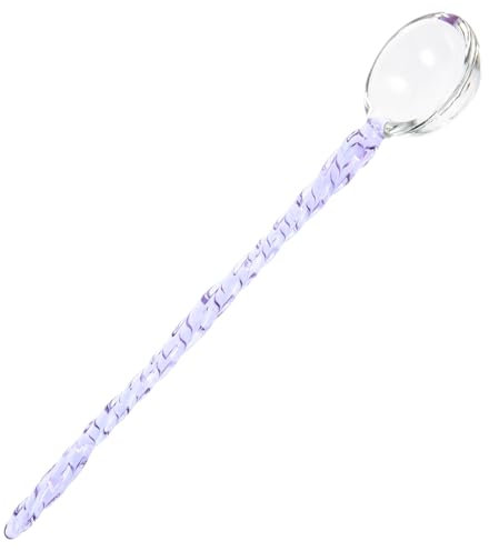 Alipis Stained Glass Spoon Ice Cream Latte Cream Honey Mixing Stirring Tea Sugar Salt Spoon