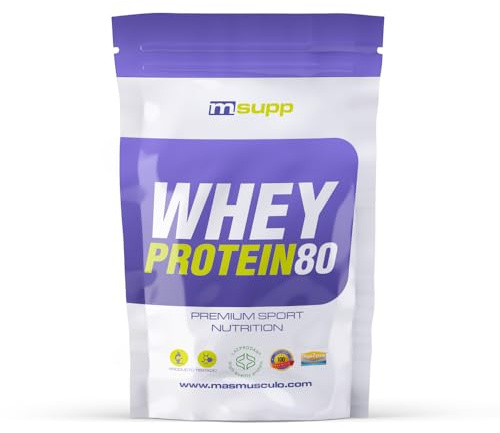 MM Supplements - Whey Protein 80-500 g - Sogno di fragole - Proteine del siero di latte - Proteine Whey - Con Lacprodan di Arla e Proteine Siero di Latte - Aiuta ad aumentare la massa muscolare