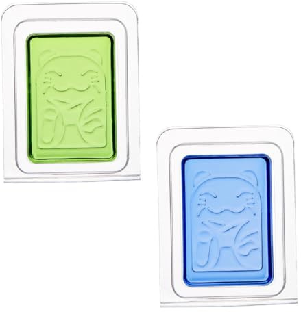 Gatuida 2 Stück Festes Raumspray mit Katzenmotiv aus Gel für Küche und Wohnzimmer zur Stimmungsverbesserung und Gehirnerfrischung in Blau und Grün